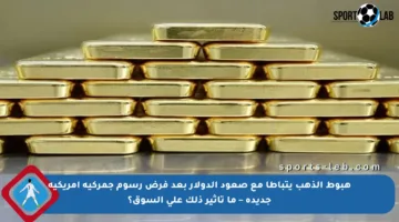هبوط الذهب يتباطأ مع صعود الدولار بعد فرض رسوم جمركية أمريكية جديدة – ما تأثير ذلك على السوق؟